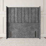 Prague Wingback Floor Standing Headboard - Armour Coniston