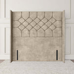 Paris Wingback Floor Standing Headboard - Almond Coniston