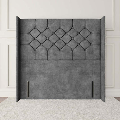 Paris Wingback Floor Standing Headboard - Armour Coniston