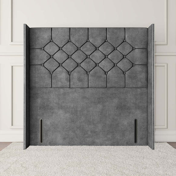 Paris Wingback Floor Standing Headboard - Armour Coniston