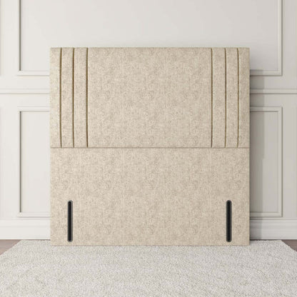 Rome Floor Standing Headboard - Cream Chenille
