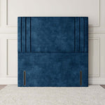 Rome Floor Standing Headboard - Blue Coniston