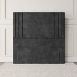 Rome Floor Standing Headboard - Charcoal Coniston