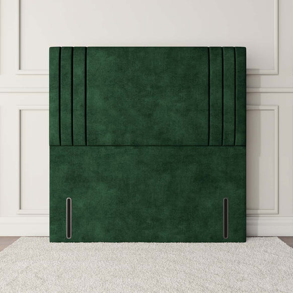 Rome Floor Standing Headboard - Emerald Coniston