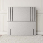 Rome Floor Standing Headboard - Silver Linoso