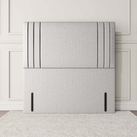 Rome Floor Standing Headboard - Silver Linoso
