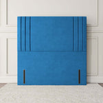 Rome Floor Standing Headboard - Blue Plush Velvet