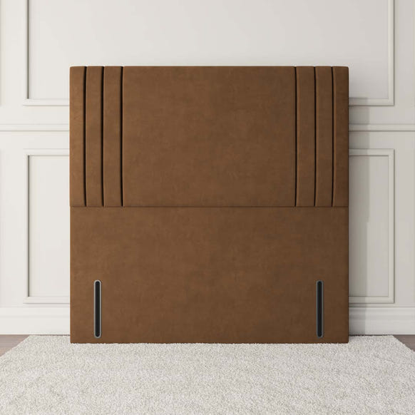 Rome Floor Standing Headboard - Mocca Plush Velvet
