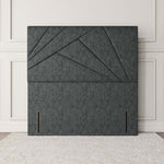San Diego Floor Standing Headboard - Charcoal Chenille