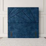 San Diego Floor Standing Headboard - Blue Coniston