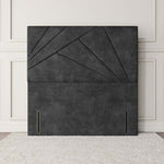San Diego Floor Standing Headboard - Charcoal Coniston