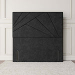 San Diego Floor Standing Headboard - Black Naples