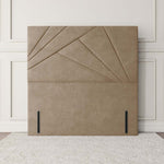 San Diego Floor Standing Headboard - Mink Plush Velvet