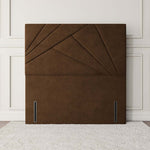 San Diego Floor Standing Headboard - Mocca Plush Velvet