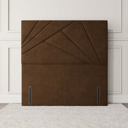 San Diego Floor Standing Headboard - Mocca Plush Velvet