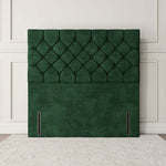 Seville Chesterfield Floor Standing Headboard - Emerald Coniston