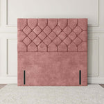 Seville Chesterfield Floor Standing Headboard - Pink Coniston