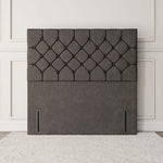 Seville Chesterfield Floor Standing Headboard - Slate Grey Naples