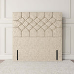 Suva Floor Standing Headboard - Cream Chenille