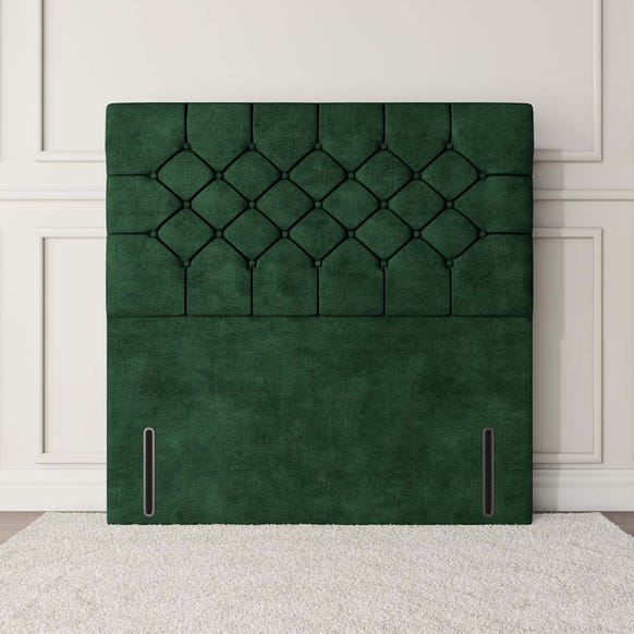 Suva Floor Standing Headboard - Emerald Coniston