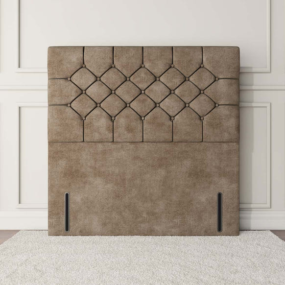 Suva Floor Standing Headboard - Mink Coniston