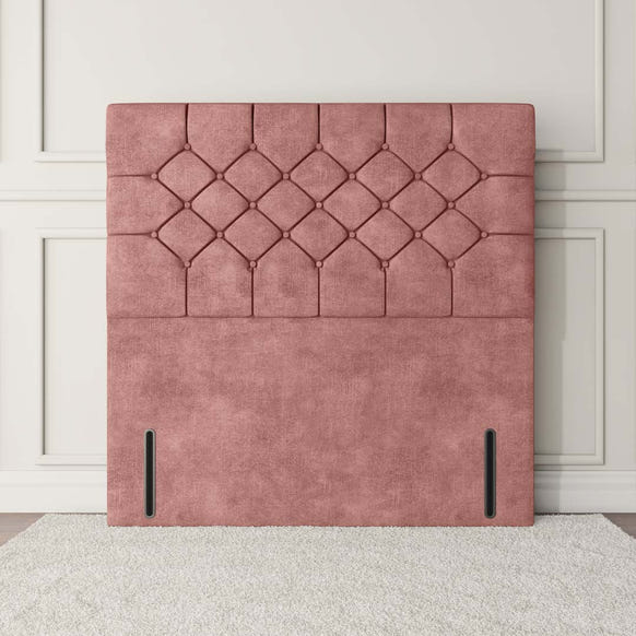 Suva Floor Standing Headboard - Pink Coniston