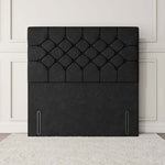 Suva Floor Standing Headboard - Black Naples