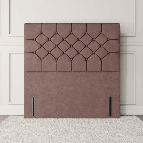Suva Floor Standing Headboard - Mauve Naples