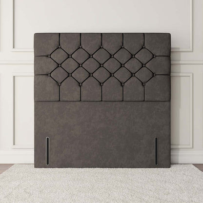 Suva Floor Standing Headboard - Slate Grey Naples