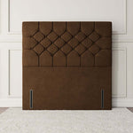Suva Floor Standing Headboard - Mocca Plush Velvet