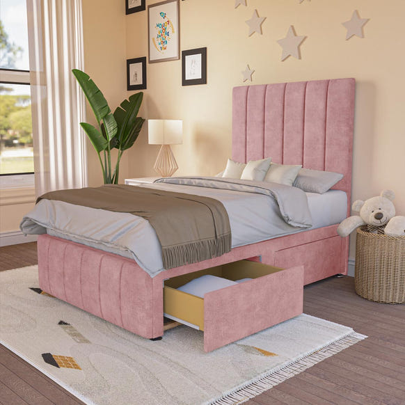 Sydney Kids Divan Bed - Pink Coniston