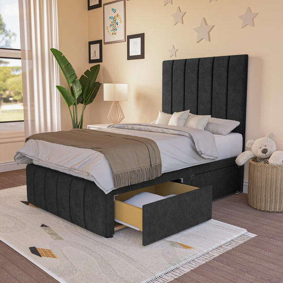 Sydney Kids Divan Bed - Black Naples