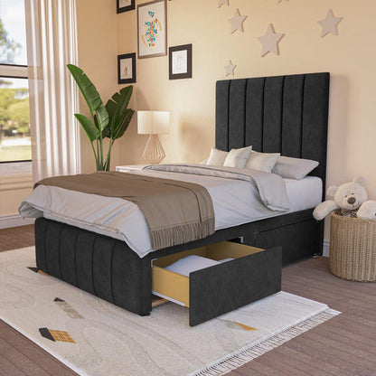 Sydney Kids Divan Bed - Black Naples