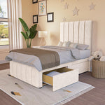 Sydney Kids Divan Bed - Cream Naples