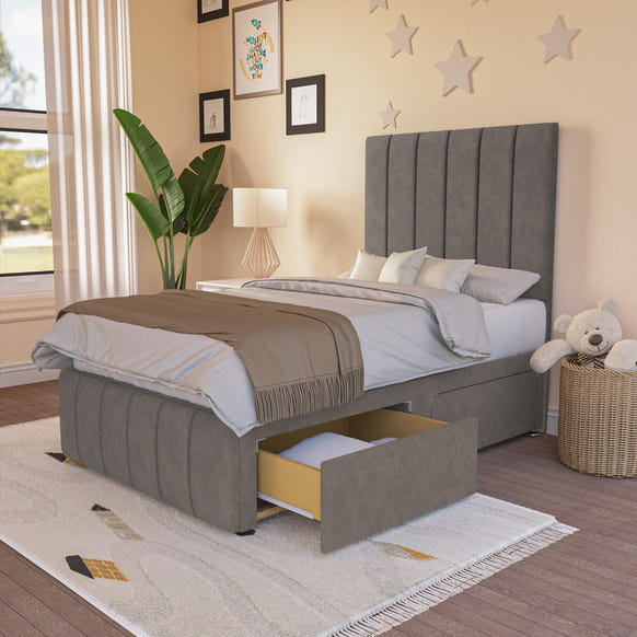 Sydney Kids Divan Bed - Slate Grey Naples