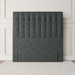 Tokyo Floor Standing Headboard - Charcoal Chenille