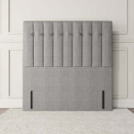 Tokyo Floor Standing Headboard - Silver Linoso