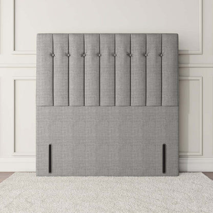 Tokyo Floor Standing Headboard - Silver Linoso