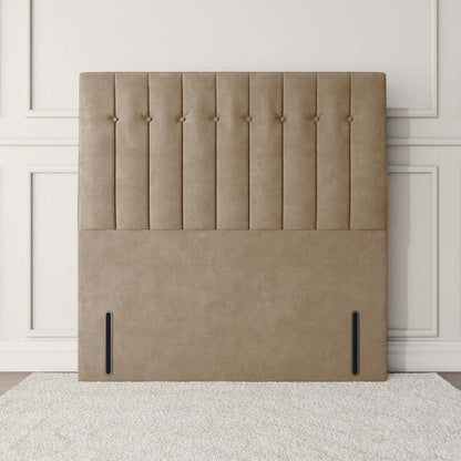 Tokyo Floor Standing Headboard - Mink Plush Velvet