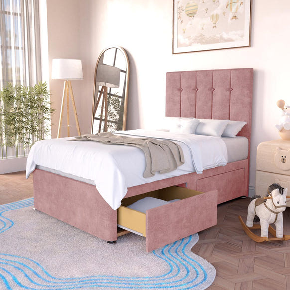 Prague Kids Divan Bed - Pink Coniston