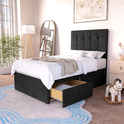 Tokyo Kids Divan Bed - Black Naples