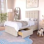 Tokyo Kids Divan Bed - Cream Naples