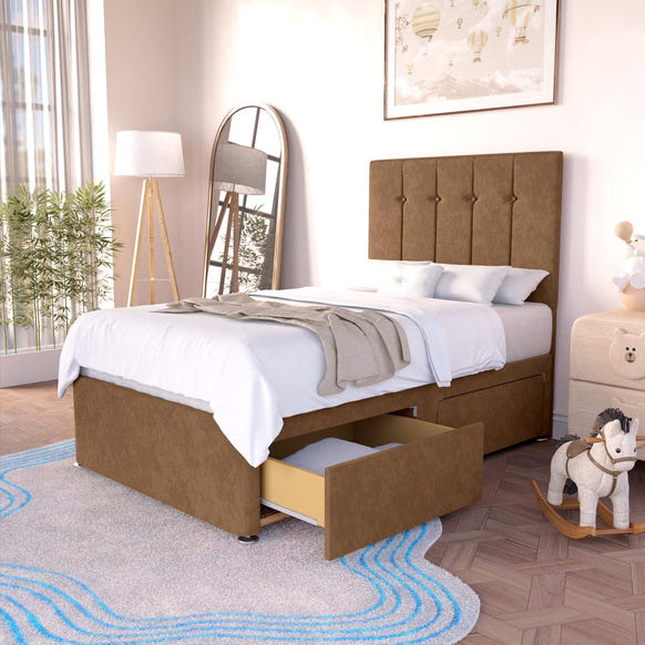 Prague Kids Divan Bed - Mink Naples