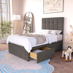 Tokyo Kids Divan Bed - Slate Grey Naples