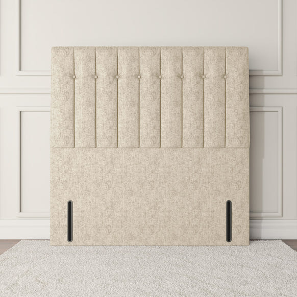 Tokyo Floor Standing Headboard - Cream Chenille