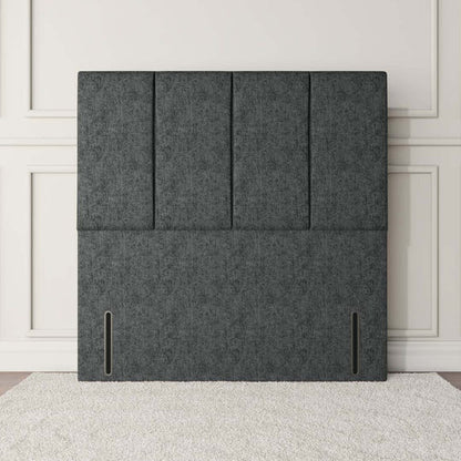 Victoria Floor Standing Headboard - Charcoal Chenille