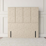 Victoria Floor Standing Headboard - Cream Chenille