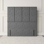 Victoria Floor Standing Headboard - Silver Chenille