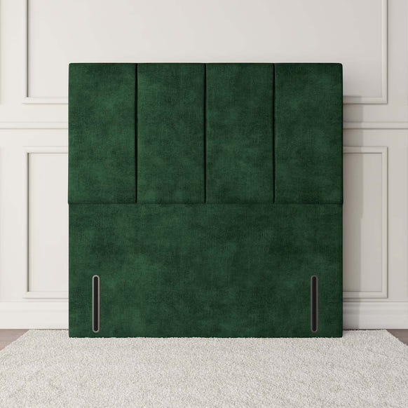 Victoria Floor Standing Headboard - Emerald Coniston