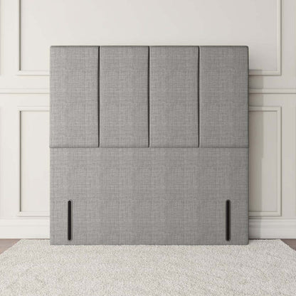 Victoria Floor Standing Headboard - Silver Linoso